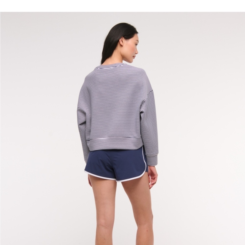 YPB neoKNIT Striped Crew Sweatshirt - Picture 2 of 7